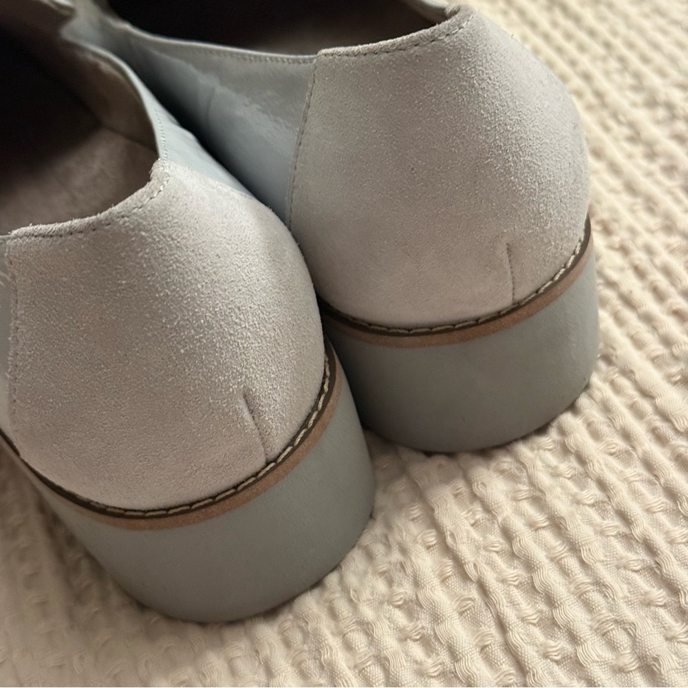 VIONIC Women Kensley Cream LEATHER Loafers Chunky Heel Platform Shoe Size 9.5 - Picture 12 of 12